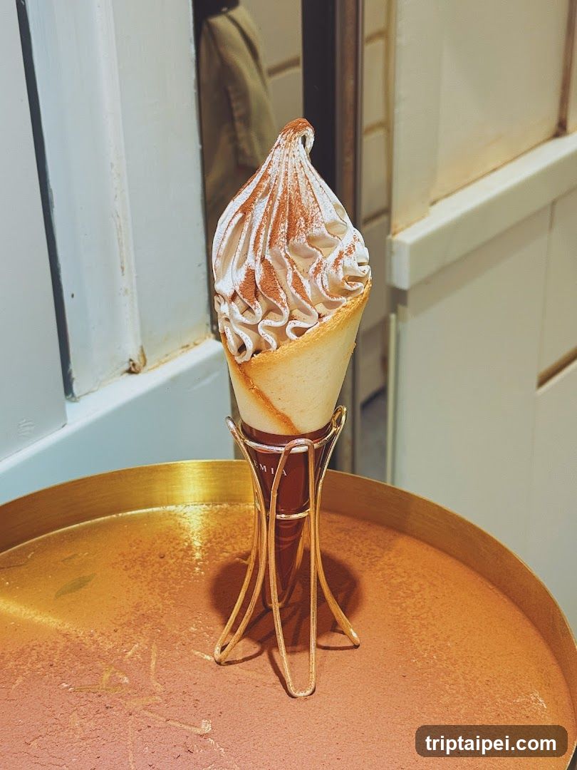Meringue Ice Cream Cone