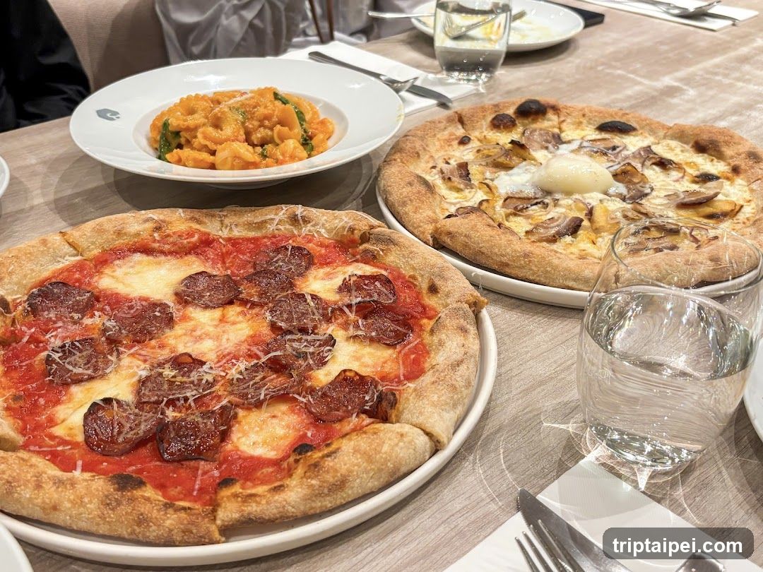Pizza and Pasta Meal