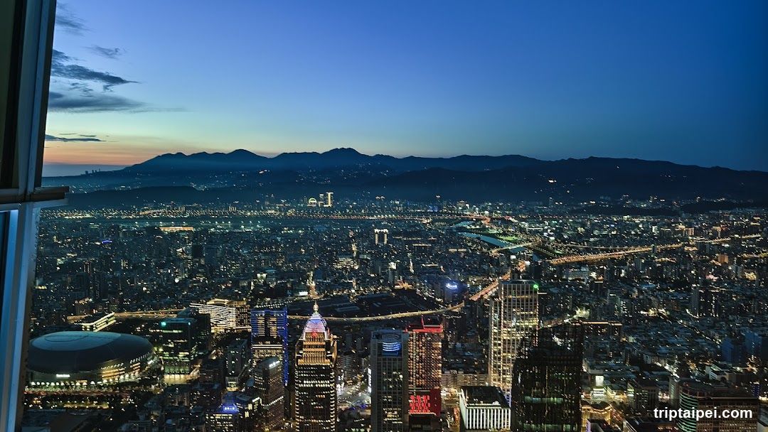 Cityscape at dusk