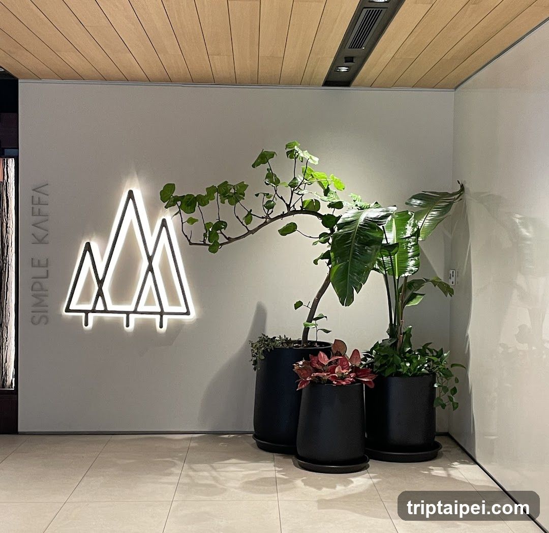 Interior Decor with Plants and Neon Signage