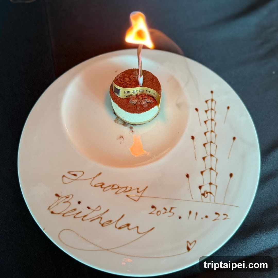 Birthday Cake with Flame