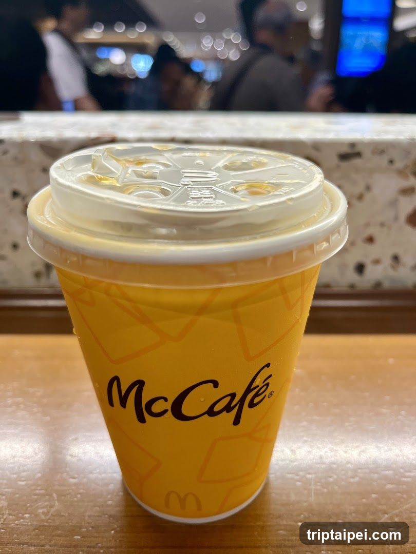 McCafé drink cup