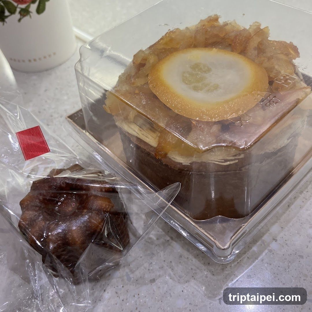 Packaged Pastries on Counter