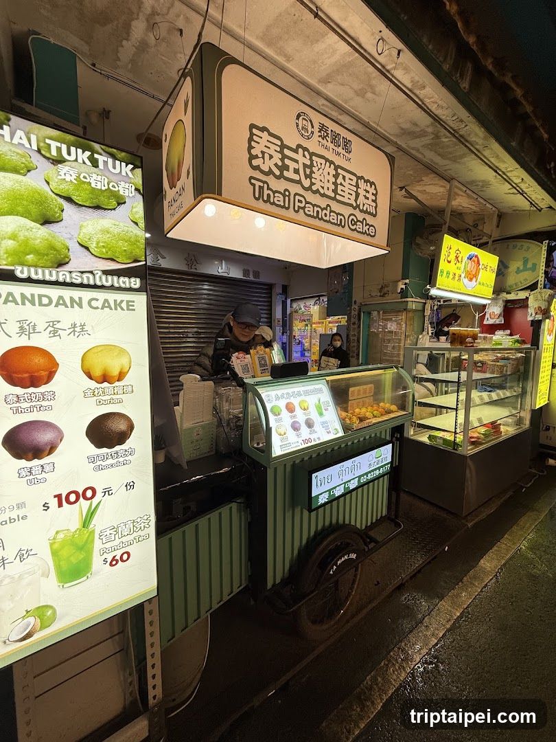 Thai Pandan Cake Stall