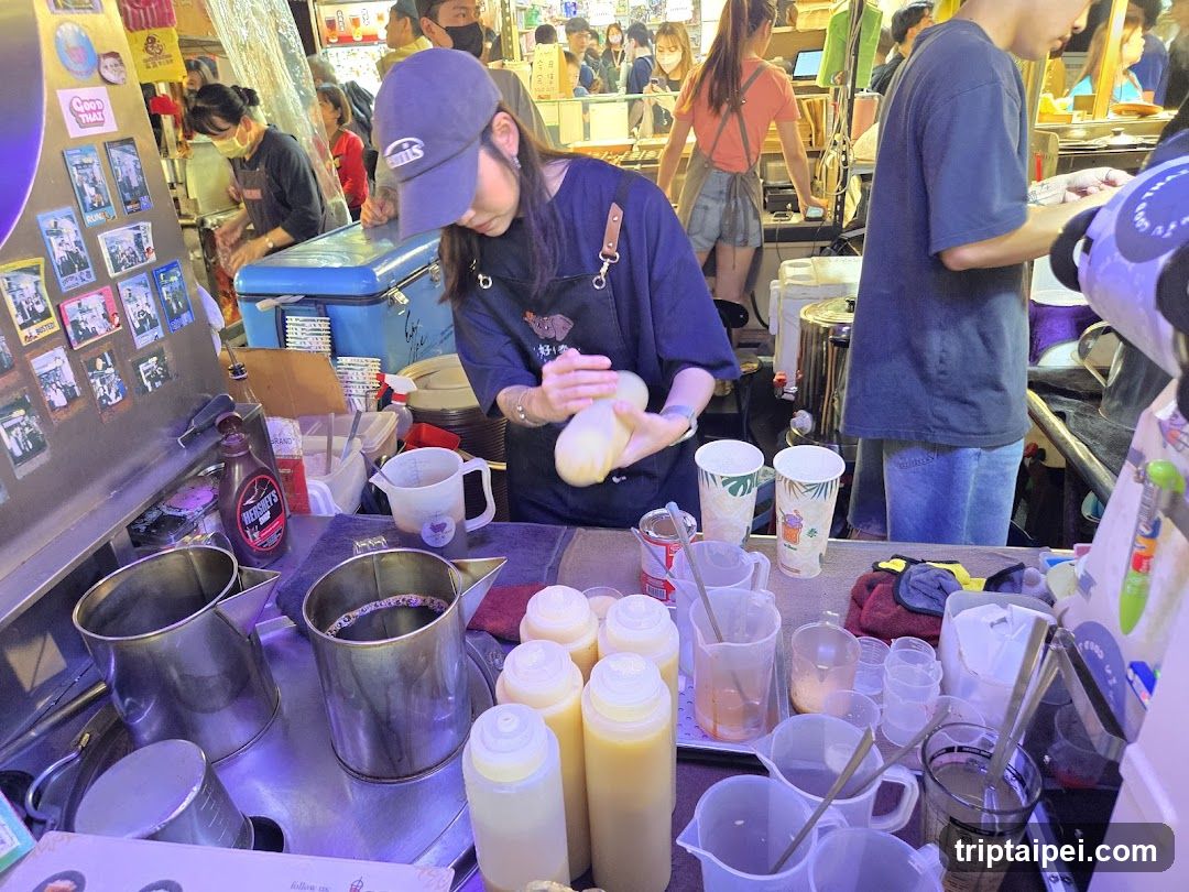 Boba Tea Stall Interior
