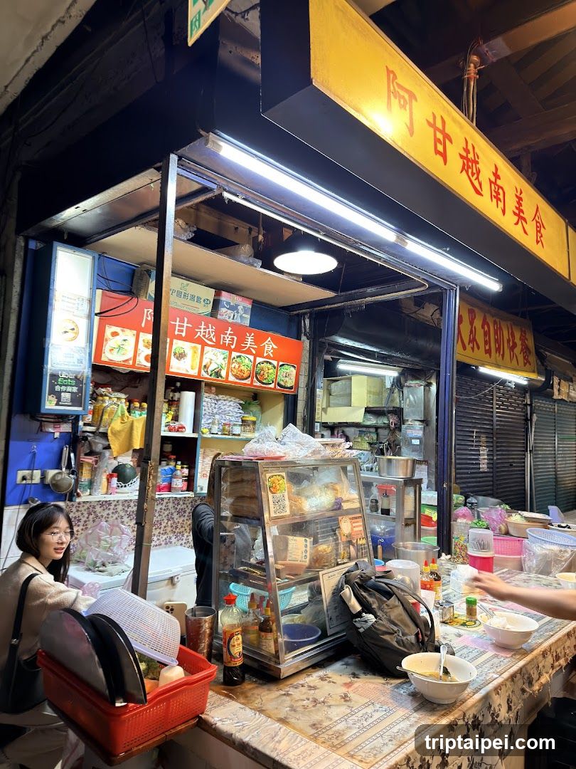 Vietnamese Food Stall Interior