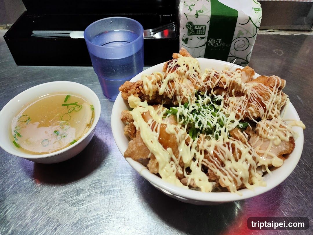 KFC Fried Chicken Bowl with Soup