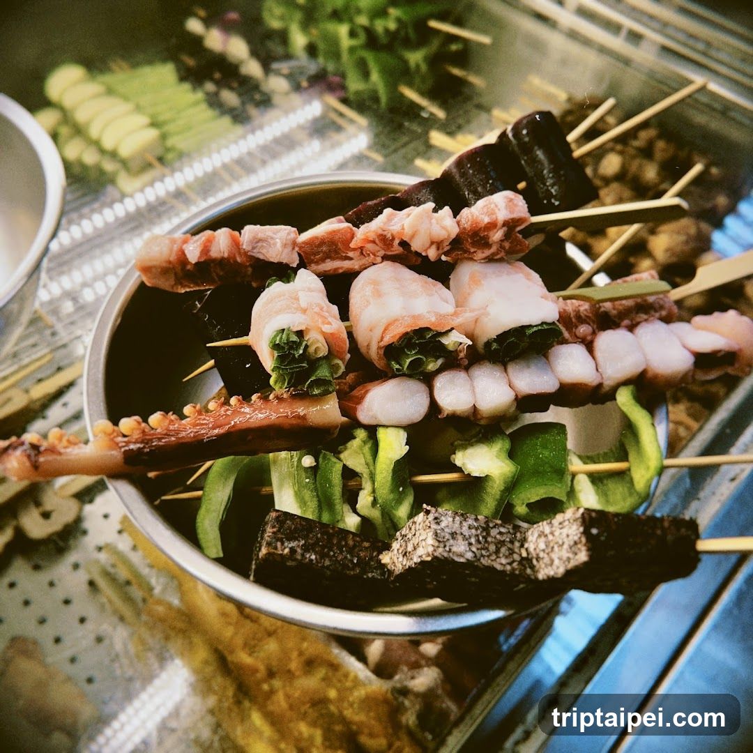 Grilled Skewers Display