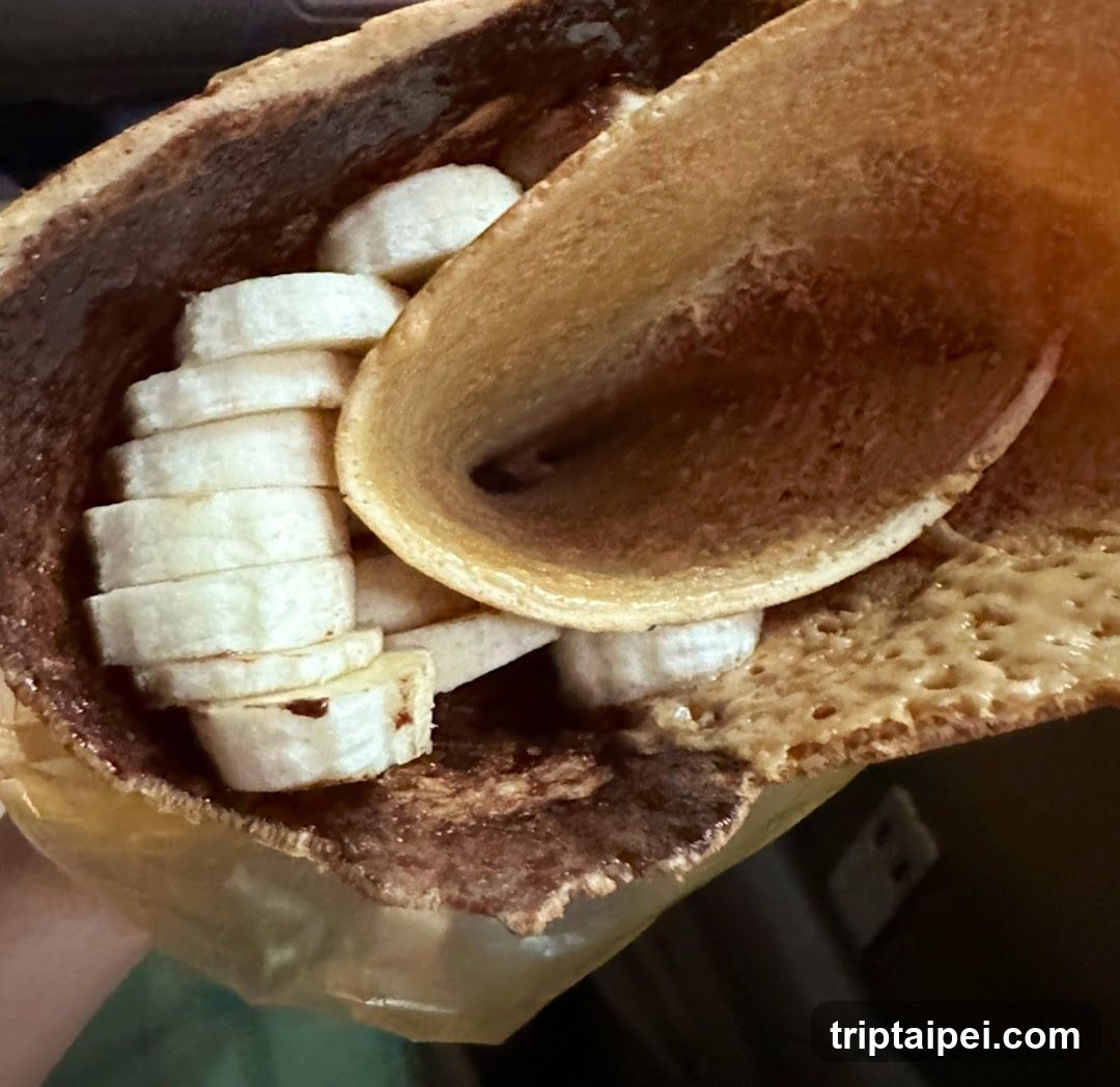 Banana Crepe Roll