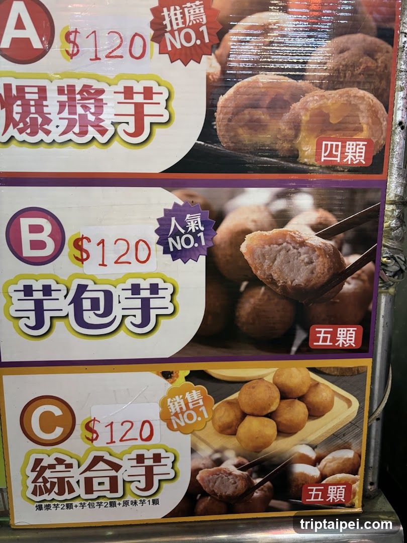 Taro Products Display