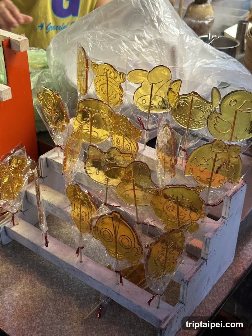 Golden Lollipop Display