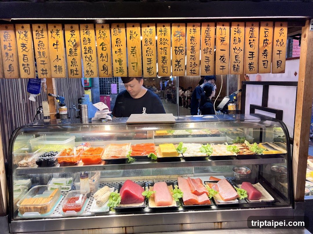 Sushi Counter Display