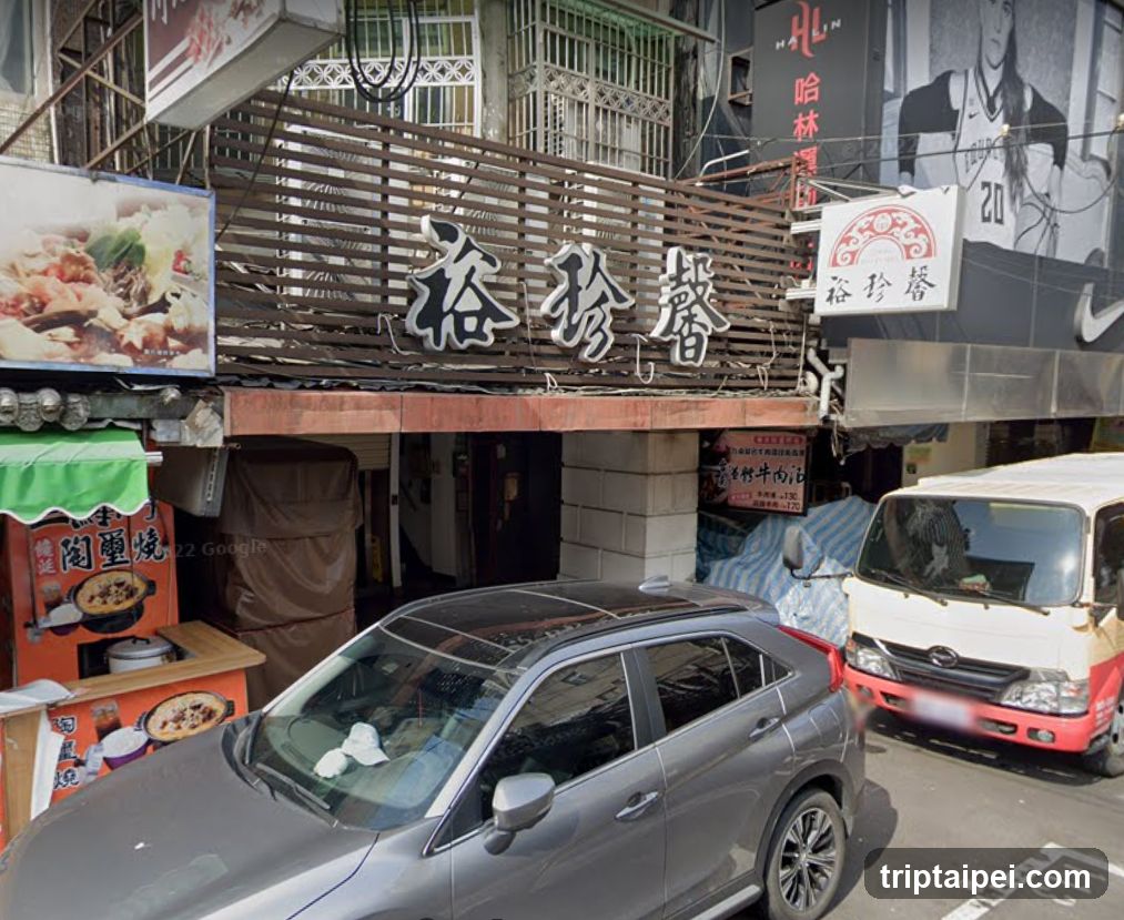 Street Scene with Vehicles and Storefronts