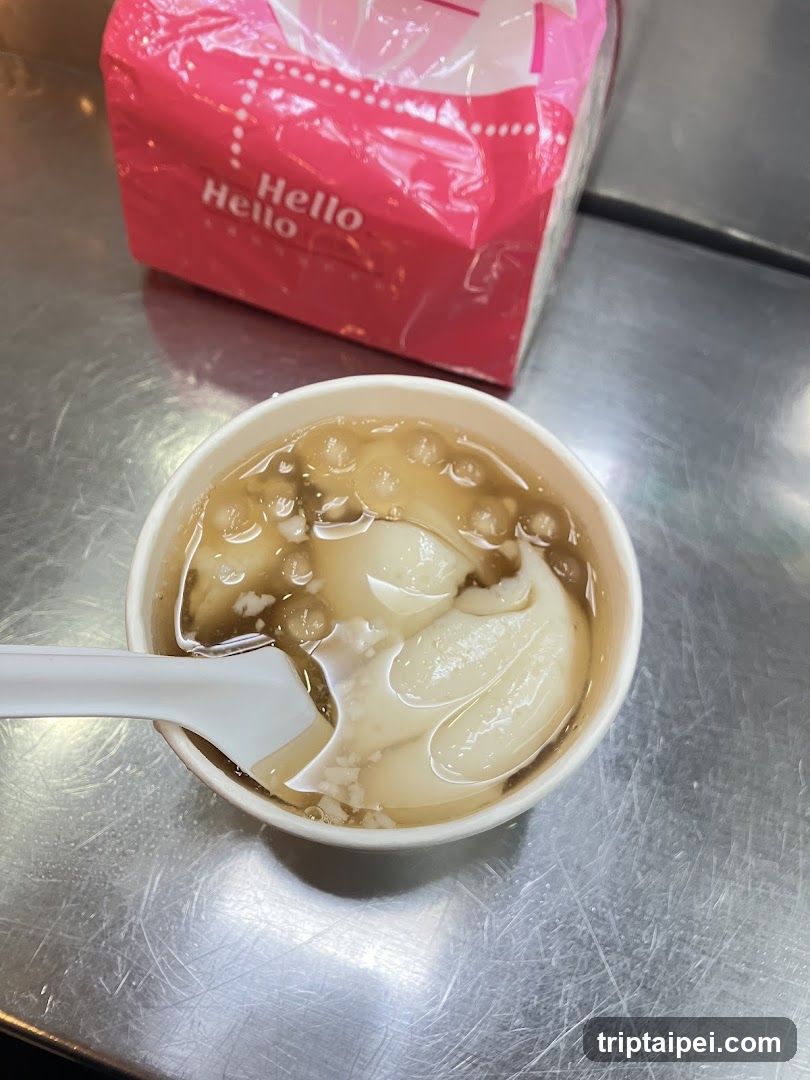 Bowl of Dessert with Tissue Pack