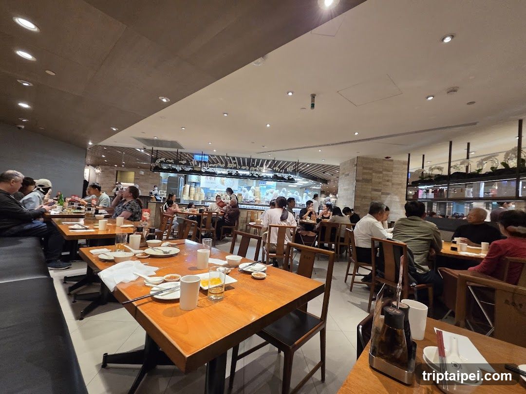 Restaurant Interior with Diners