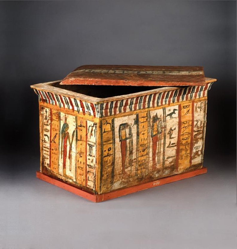 Ancient Egyptian artefacts and funerary masks at National Museum of History Taipei Egyptian mummies exhibition