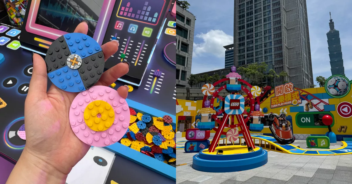 Future City 60,000-brick LEGO diorama at Summer Playground Taipei Xinyi