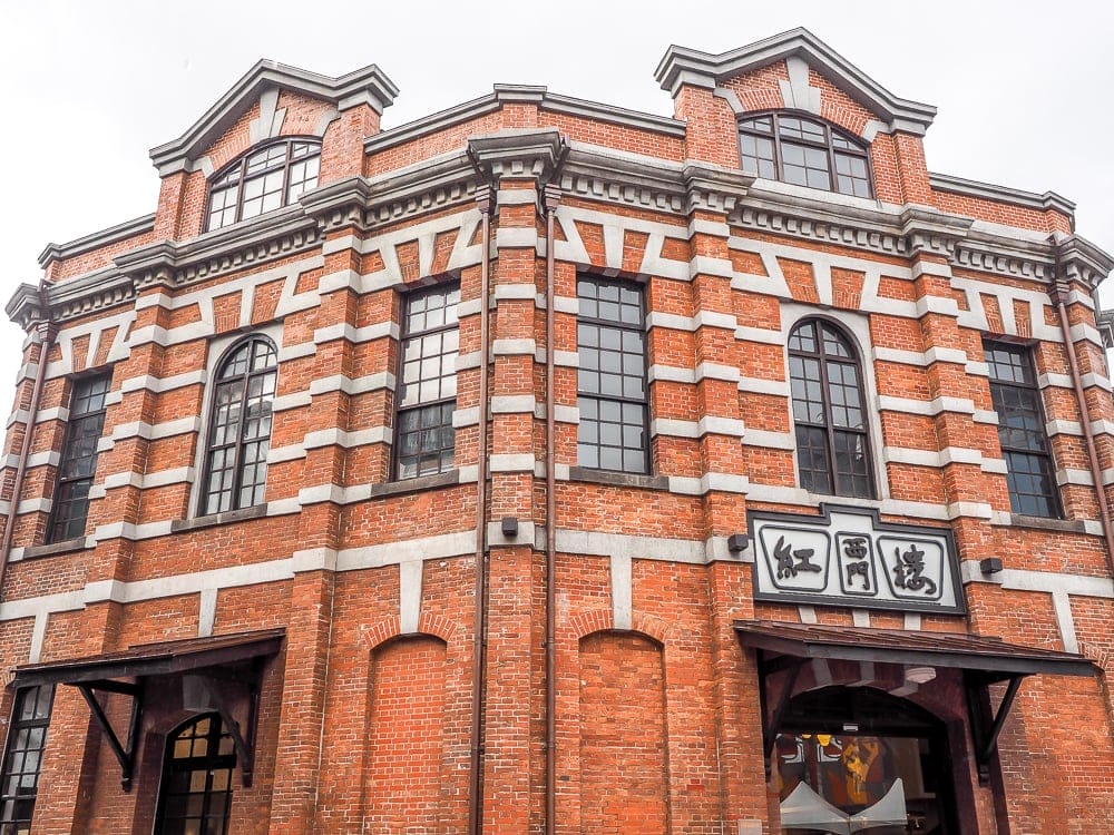 The historic Red House Theatre in Ximending, Taipei's oldest landmark